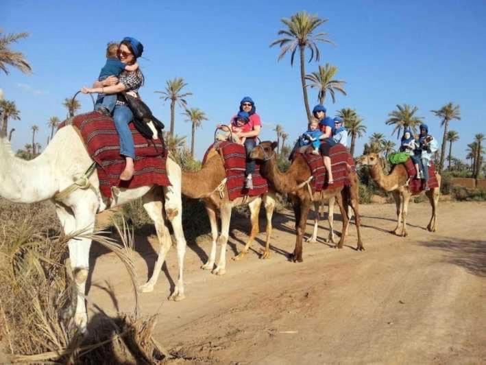 Tres Beau Riad A Marrakech Avec Piscines Marrakesch Exterior foto